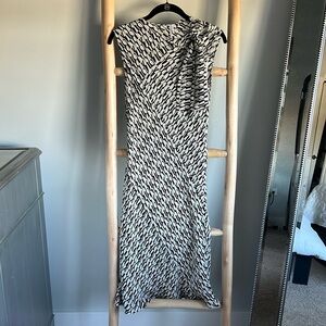 Pull over silk style dress